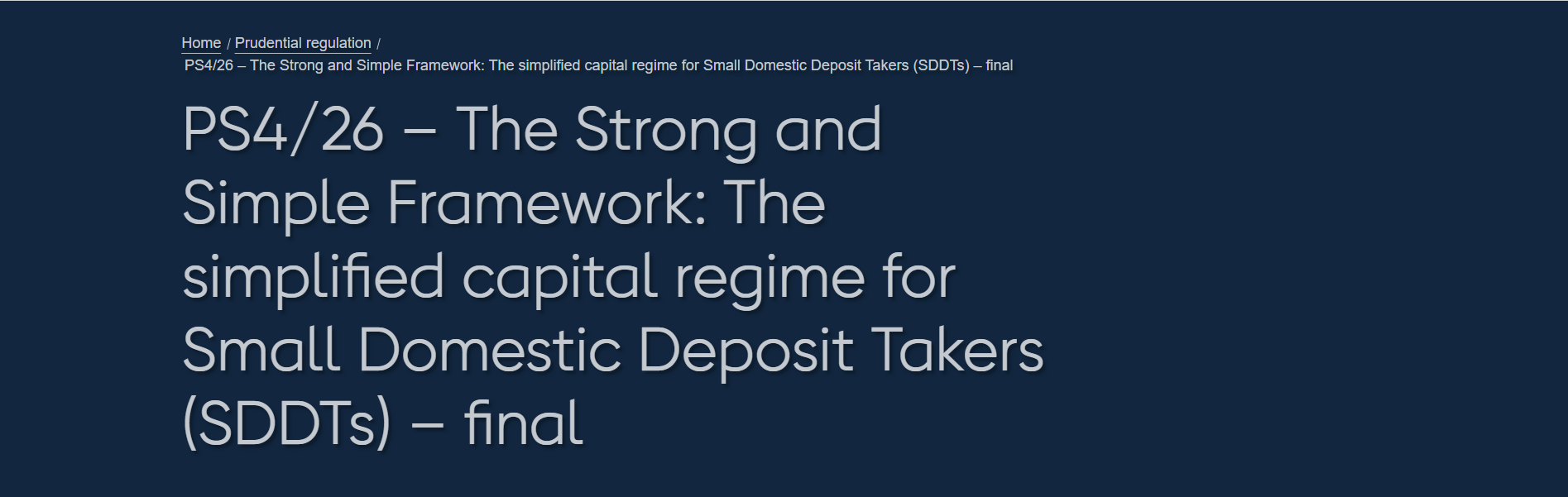 Strong and simple in 2026. What SDDTs should do before 31 March